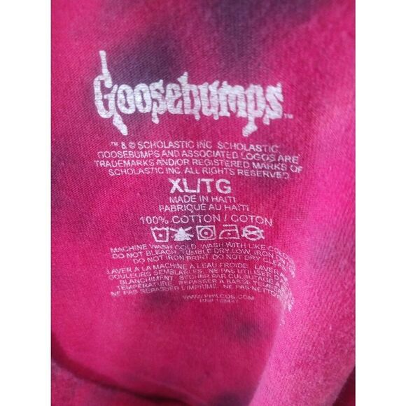 Vintage adult Unisex tye dye tee Extra large goosebumps - Picture 3 of 3